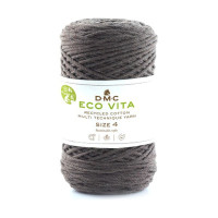 DMC - Eco Vita 4 Nova - Coton Recyclé - Pelote 250g/200m - Gris Foncé