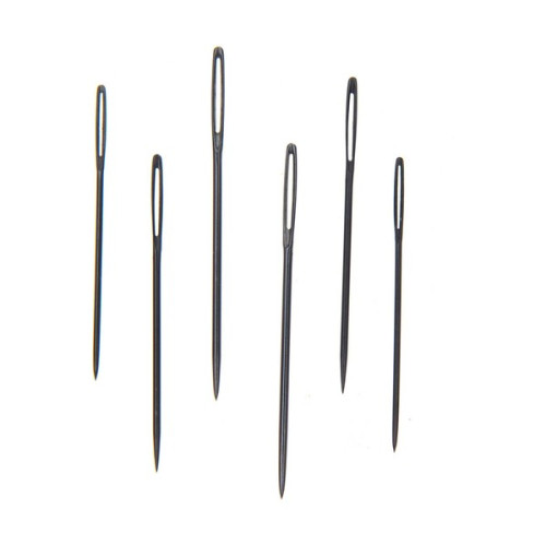 RICO - Aiguilles à Broder - lot de 6 - Pointues - N18-n22