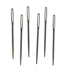 RICO - Aiguilles à Broder - lot de 6 - Pointes Emoussée - N16