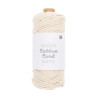 RICO - Creative Cotton Cord Skinny 190g/55m - Macramé Yarn - Skinny Ecru