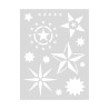 RICO - Pochoir 18x24cm - Stars / Etoiles