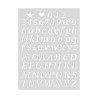 RICO - Stencil 18x24cm - Alphabet / Letters (v2)