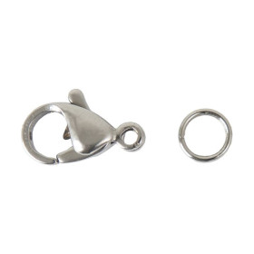 RICO - Crochets Bijoux Acier Inox - 10MM (2)