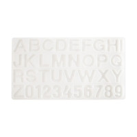 RICO - Silicone Mould - Alphabet - 19x35CM