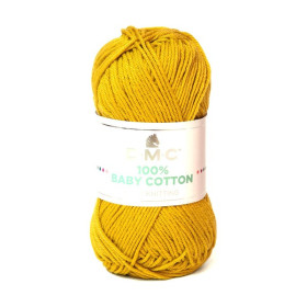 DMC - Baby Cotton - 100% Combed Cotton - Ball 50g/155m - Mustard