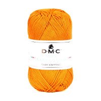 DMC - Baby Cotton - 100% Coton Peigné - Pelote 50g/155m - Jaune Orange