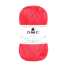 DMC - Baby Cotton - 100% Combed Cotton - Ball 50g/155m - Pink