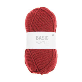 RICO - Basic Acrylic Chunky - Fil Acrylique 100g/156m - Bordeaux