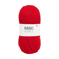 RICO - Basic Acrylic DK - Fil Acrylique 100g/310m - Rouge