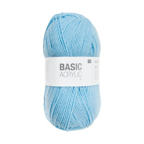 RICO - Basic Acrylic DK - Acrylic Yarn 100g/310m - Light Blue