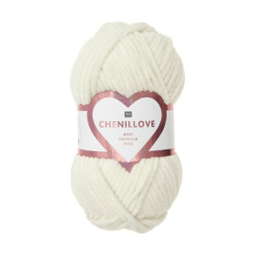 RICO - Chenillove - Chenille Yarn 100g/110m - Cream
