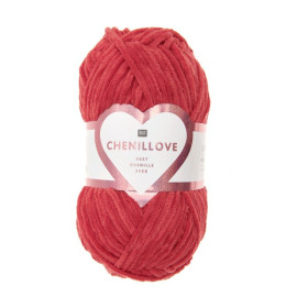 RICO - Chenillove - Chenille Yarn 100g/110m - Red