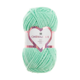 RICO - Chenillove - Chenille Yarn 100g/110m - Aquamarine
