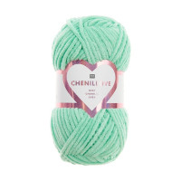 RICO - Chenillove - Fil Chenille 100g/110m - Aigue-Marine