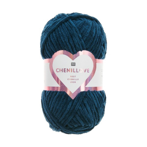 RICO - Chenillove - Chenille Yarn 100g/110m - Navy Blue