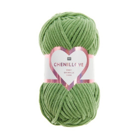 RICO - Chenillove - Fil Chenille 100g/110m - Vert