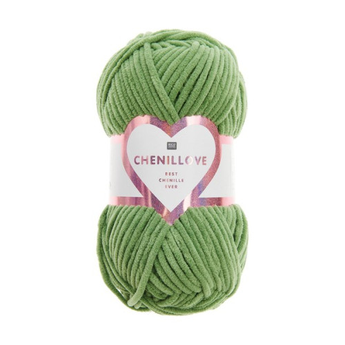 RICO - Chenillove - Fil Chenille 100g/110m - Vert