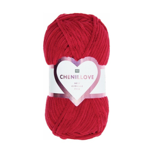 RICO - Chenillove - Chenille Yarn 100g/110m - Wine Red