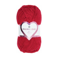 RICO - Chenillove - Chenille Yarn 100g/110m - Wine Red