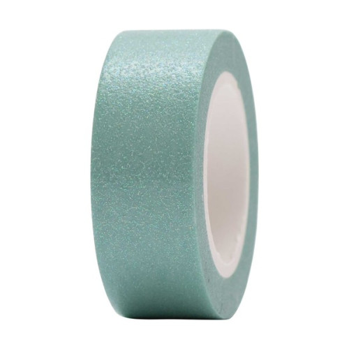RICO - Glitter Tape 1.5cm x 5m - Light Green
