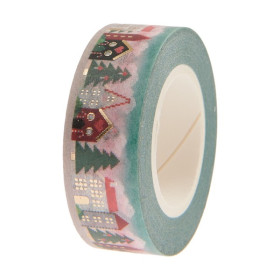 RICO - Masking Tape Paper Poetry 1.5cm x 10m - Houses