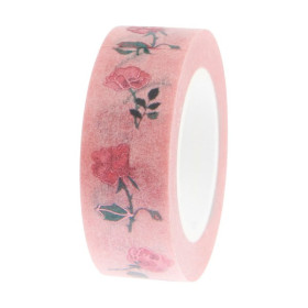 RICO - Masking Tape Paper Poetry 1,5x10m - Roses