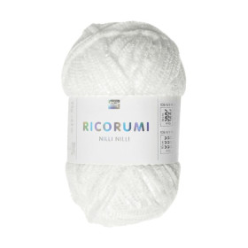 RICO - Ricorumi Nilli Nilli - Fil Chenille DK 25g/65m - Blanc