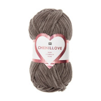 RICO - Chenillove - Fil Chenille 100g/110m - Marron