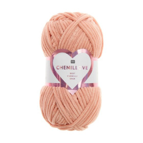 RICO - Chenillove - Fil Chenille 100g/110m - Saumon