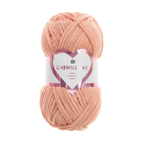 RICO - Chenillove - Fil Chenille 100g/110m - Saumon
