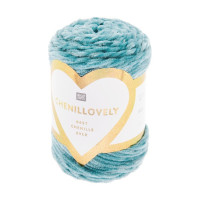 RICO - Chenillovely - Fil Chenille DK 50g/130m - Aqua