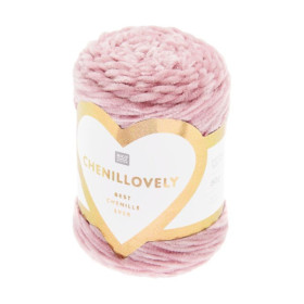 RICO - Chenillovely - Fil Chenille DK 50g/130m - Rose Fumé