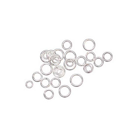 RICO - Anneaux Ouverts - lot de 30 - Ø3mm/4mm/5mm - Silver