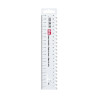 PRYM - Pleats and Hems Ruler - Flexible Plastic - 21 cm