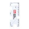 PRYM - Hem Measuring Ruler - Transparent Plastic - 10.5 cm