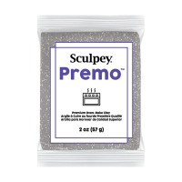 SCULPEY - Premo - Accent White Gold Glitter - Pain 2 oz (57 g)