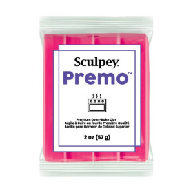 SCULPEY - Premo - Fluo Pink - 2 oz (57 g) Bar