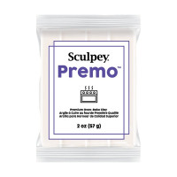 SCULPEY - Premo - Accent White Translucent - 2 oz (57 g) Bar