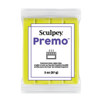 SCULPEY - Premo - Fluo Yellow - 2 oz (57 g) Bar