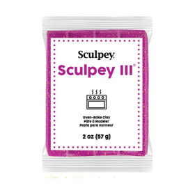 SCULPEY - III - Violet Glitter - Pain 2 oz (57 g)