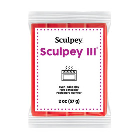 SCULPEY - III - Rouge Vif - Pain 2 oz (57 g)