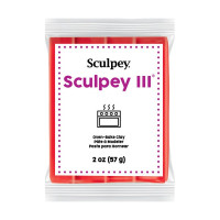 SCULPEY - III - Bright Red - 2 oz (57 g) Bar