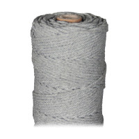 ARTEMIO - Bobine de Ficelle Coton Câblé - 2.2 mm x 70 m - Gris