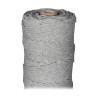 ARTEMIO - Cabled Cotton String Spool - 2.2 mm x 70 m - Grey