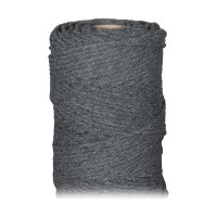 ARTEMIO - Cabled Cotton String Spool - 2.2 mm x 70 m - Anthracite