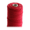ARTEMIO - Cabled Cotton String Spool - 2.2 mm x 70 m - Red