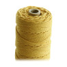 ARTEMIO - Cabled Cotton String Spool - 2.2 mm x 70 m - Yellow