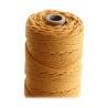 ARTEMIO - Cabled Cotton String Spool - 2.2 mm x 70 m - Ochre