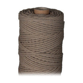 ARTEMIO - Bobine de Ficelle Coton Câblé - 2.2 mm x 70 m - Marron