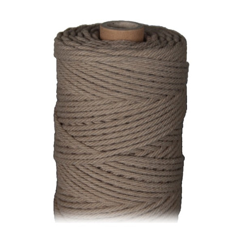 ARTEMIO - Cabled Cotton String Spool - 2.2 mm x 70 m - Brown